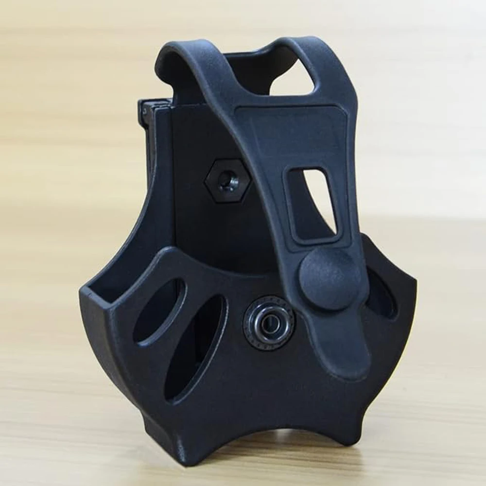 Bolsa táctica para esposas con 360 °   Clip giratorio, polímero duradero para cinturón/sistema MOLLE, cierre a presión seguro - imagen 3