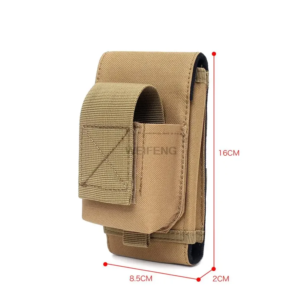 Bolsa Molle para teléfono móvil, billetera, bolsa para cigarrillos, monedero de almacenamiento, bolsa para teléfono móvil, herramienta de caza al aire libre, bolsillo de accesorios