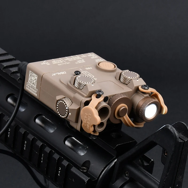 DBAL-A2 WADSN Airsoft punto rojo verde azul indicador IR Ray blanco LED linterna estroboscópica arma ajuste 20mm carril láser de caza - imagen 4