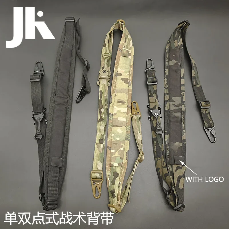 Correa táctica QD de liberación rápida Airsoft, 2 puntos, correa de nailon ajustable para Rifle, accesorios para armas de caza al aire libre - imagen 4