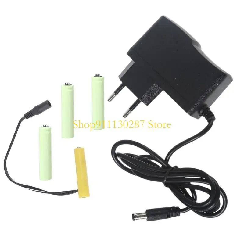 J1HC AAA Battery Eliminators Cable Replace 4Pcs 1.5V AAA Batteries for LED Light Toy - imagen 4