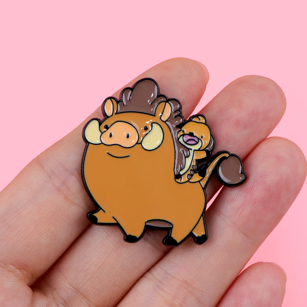 Alfileres esmaltados de animales de dibujos animados, broche para mujer en ropa, insignias de Metal, alfileres de solapa para mochilas, accesorios de joyería, regalos para niños - imagen 2