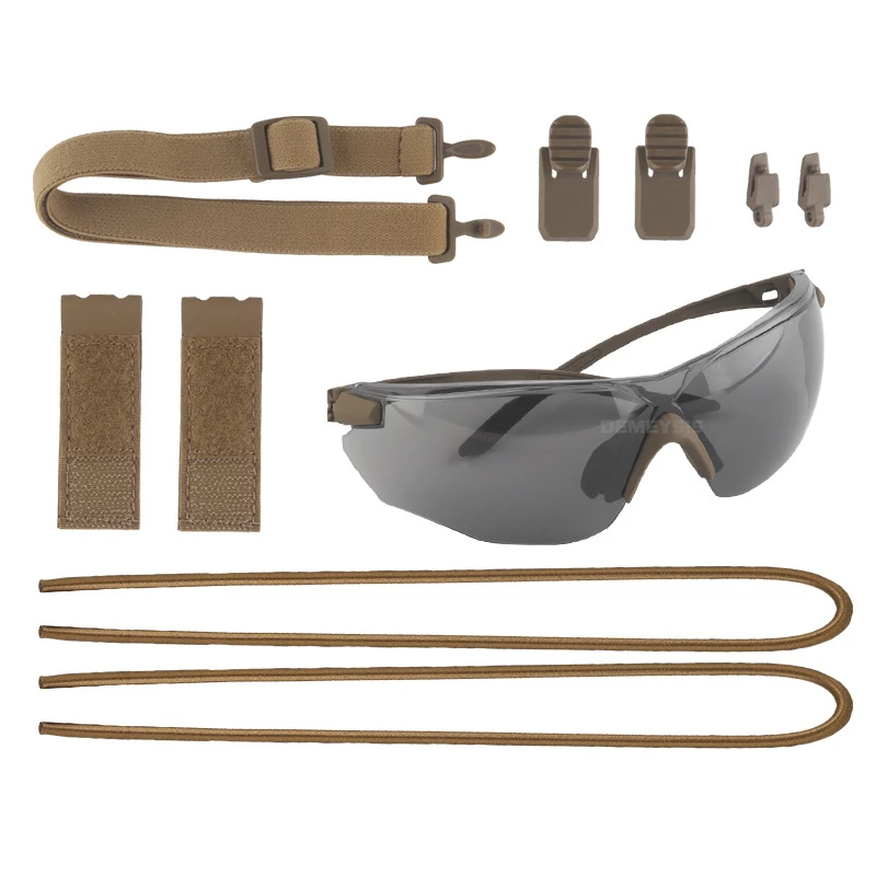 tan black lens set