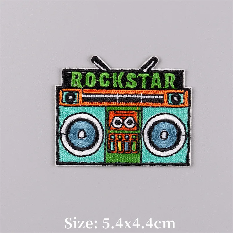 Lindos parches bordados para ropa, parche termoadhesivo para taza de café, parche para planchar con letras, apliques de grifo de memoria Fusible - imagen 4