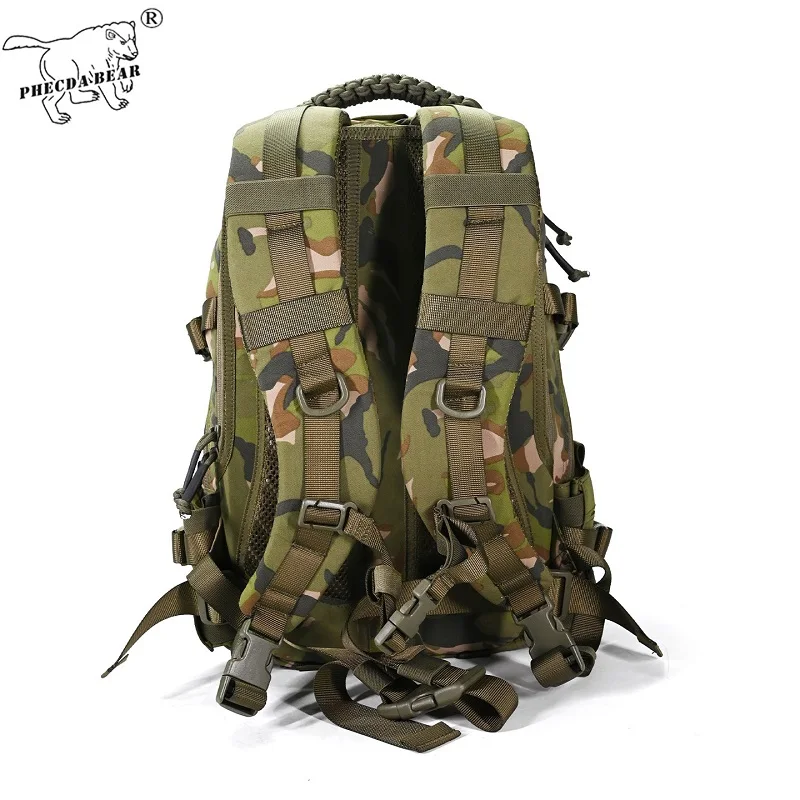 Mochila táctica nailon 500D mate para montañismo y viajes - imagen 3