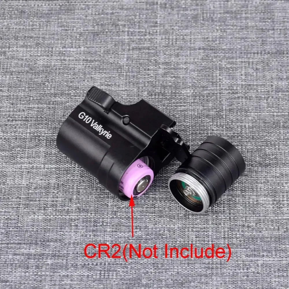 Linterna táctica de arma de Metal para pistola Glock 17 18 22 CZ-75 1911, luz LED estroboscópica de caza, linterna con montaje QD - imagen 5