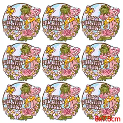 Parche termoadhesivo bosque silvestre – Flores bordadas para ropa