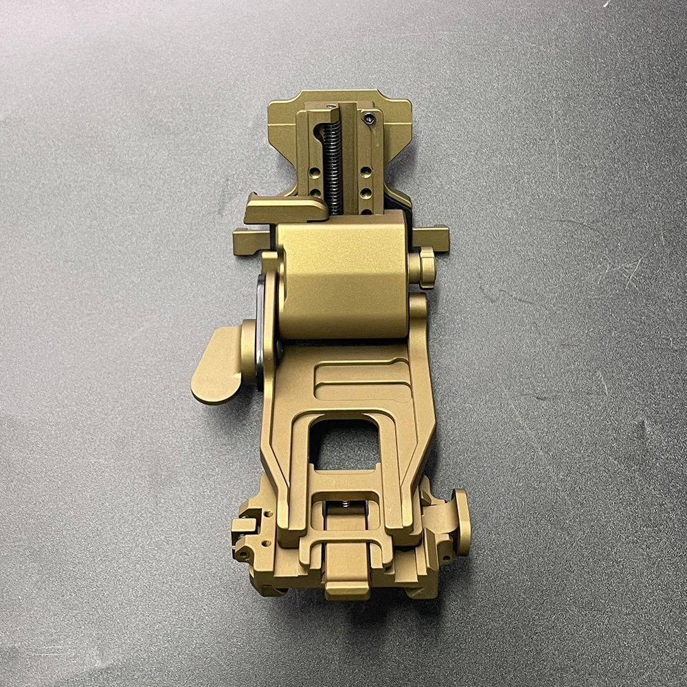 Montura abatible para casco NVG de perfil bajo, zapato de cola de Milano ajustable, soporte de gafas de visión nocturna de aluminio, novedad de 2024