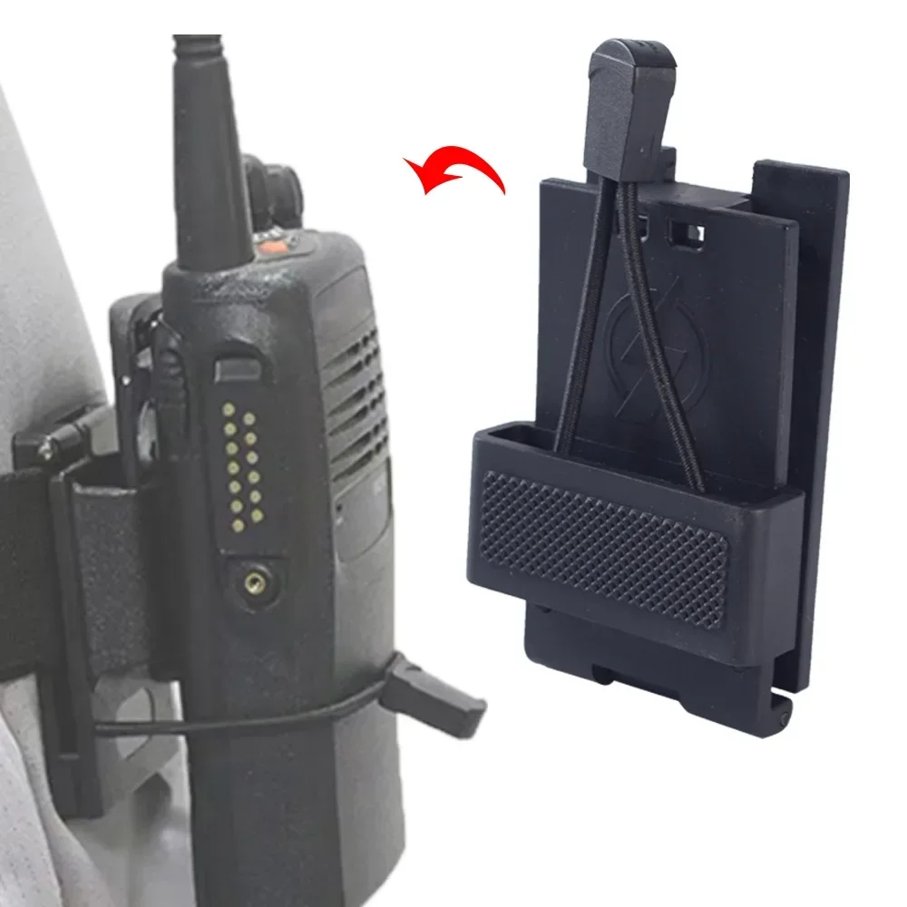 Funda de Radio Molle, soporte para Walkie Talkie, cinturón de servicio táctico, funda de Radio, bolsa de Radio bidireccional, accesorios Molle para Motorola APX - imagen 3