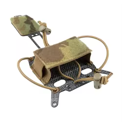 Casco táctico PVS31 funda de batería bolsa en forma de T bolsa de batería casco sistema de retención de batería bolsa de almacenamiento