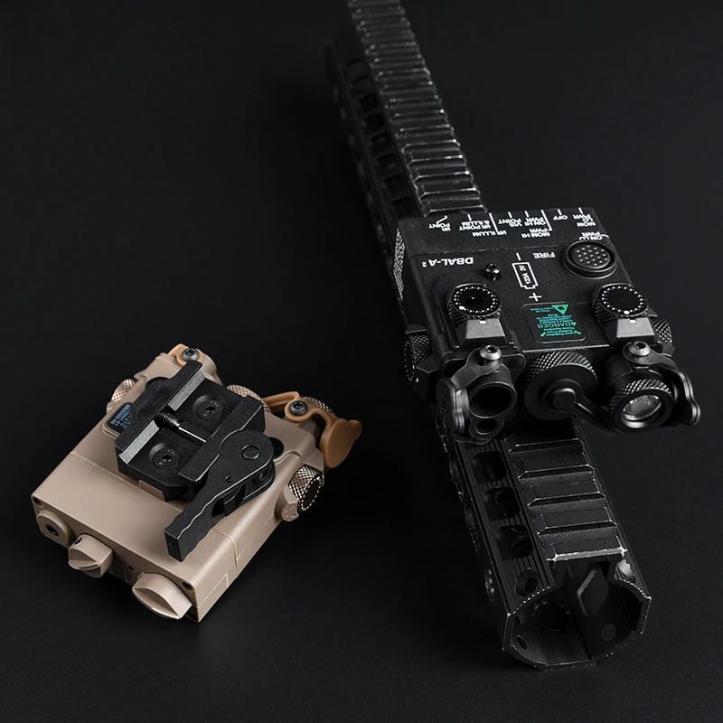 DBAL A2-linterna táctica de nailon, estroboscópica sin láser Luz Blanca, No IR Fit, riel Picatinny, accesorios para Rifle de caza - imagen 5