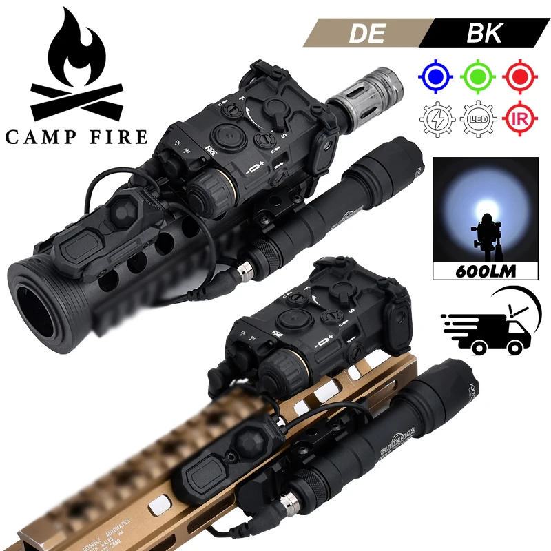 EO-TECH OGL Surefir M300 M600 linterna AXON interruptor trasero de doble Control con caja de almacenamiento conjunto combinado