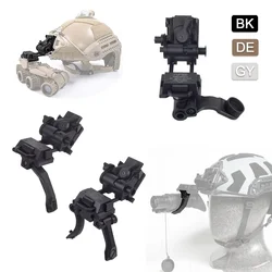 Metal Wilcox L4 G24 L4G24 NVG montaje gafas de visión nocturna AN/PVS1415/18 puente J brazo puente rápido OPS casco soporte adaptadores