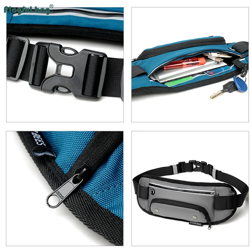 Riñonera táctica AVA315 bolsa agua oculta portamóvil running - imagen 2