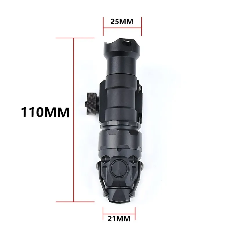Airsoft KIJI K1 IR iluminador WADSN Tactica Scout luz arma de caza linterna Led apto para Rifle AR15 arma 20mm accesorios de riel - imagen 5