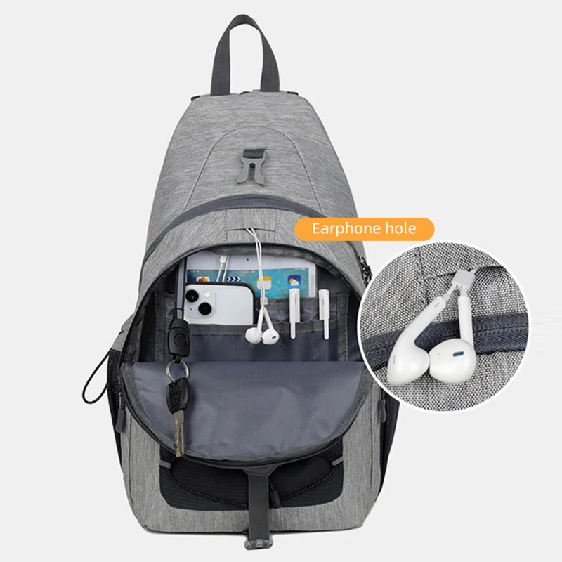 Mochila de tenis de mesa para hombres y mujeres, bolso de hombro tipo bandolera para entrenamiento deportivo al aire libre, bolso de pecho grande para acampar, viajar, senderismo y ciclismo - imagen 3
