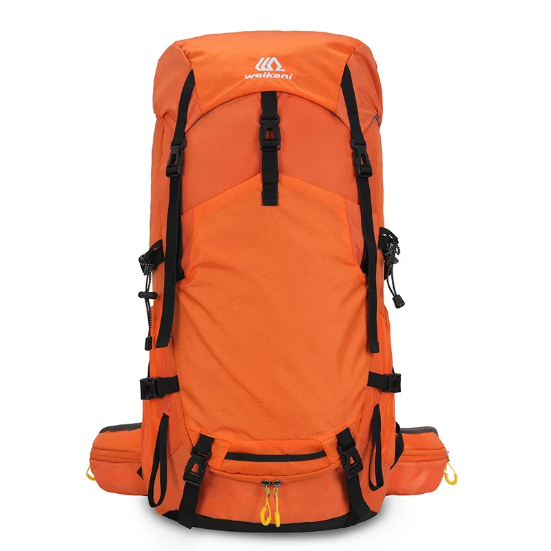 Mochila para acampar y escalar de 60L con cubierta para la lluvia, gran capacidad, para deportes al aire libre, senderismo, montañismo, bolsa de hidratación - imagen 2
