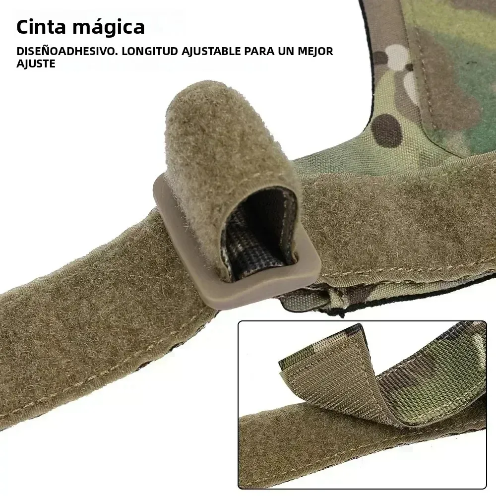 SINAIRSOFT táctico D3 SS MK aparejo de pecho caza Airsoft Molle chaleco aparejo de pecho correa chaleco Universal equipo de Panel trasero - imagen 4