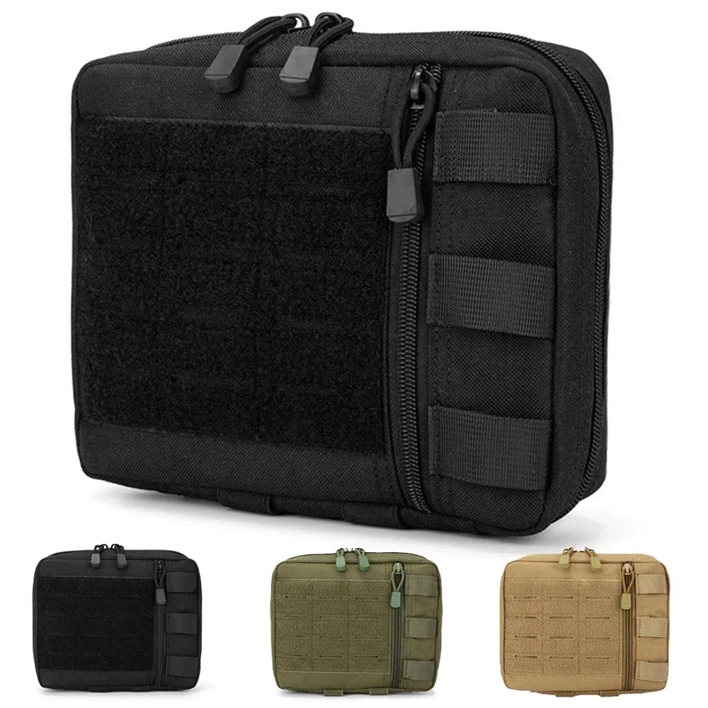 Bolsa táctica Molle Admin, organizador de utilidad para exteriores, bolsa médica EDC, bolsa Modular, riñonera de cintura para caza, Camping y senderismo