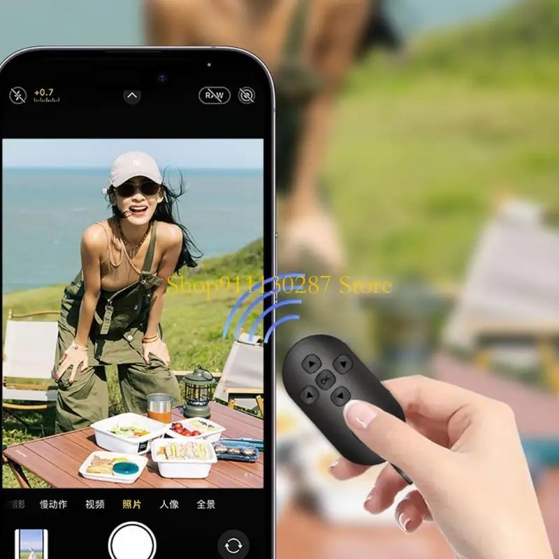 J1HC Multifunción Compatible Auto-Timer Selfie recargable Remoto 7 teclas 7 teclas - imagen 5