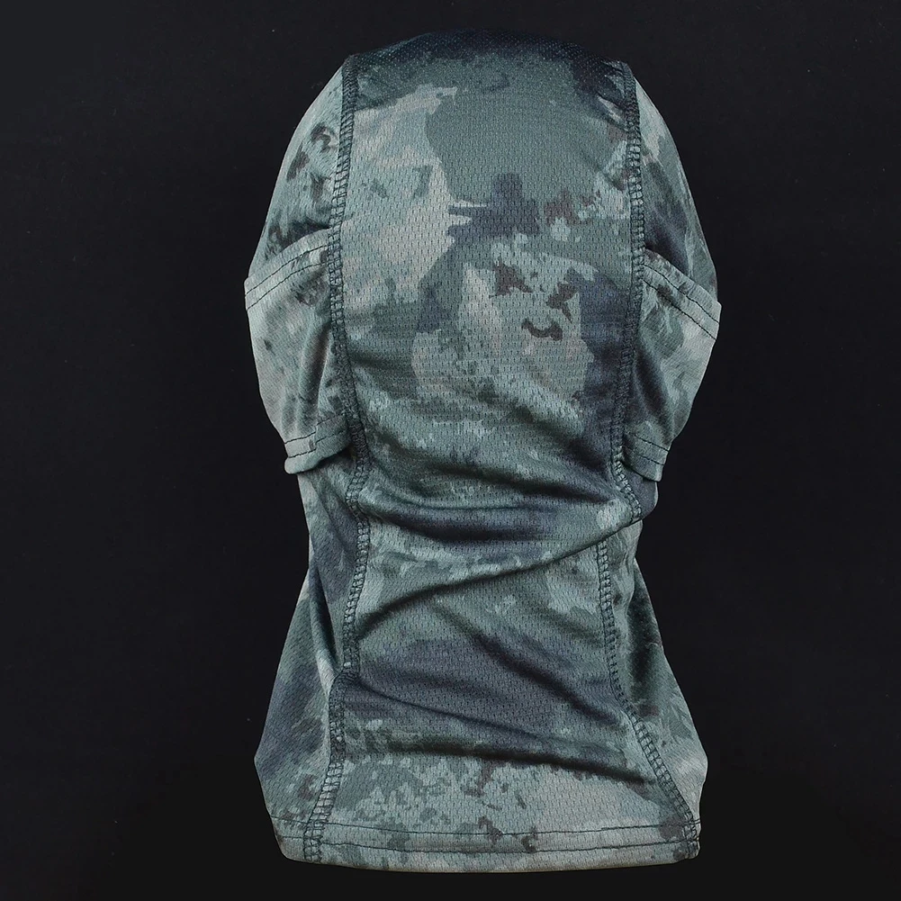 Pasamontañas de camuflaje táctico Beanie ejército máscara facial ciclismo guerra cara a prueba de viento transpirable escudo caza casco gorra cuello polaina - imagen 4