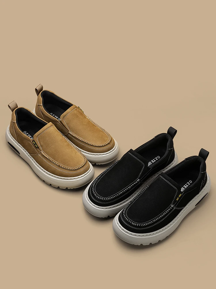 Zapatos O.Z.TESHI Hhiking para hombre, zapatillas ligeras para escalar al aire libre, zapatos transpirables para el tobillo, zapatos de trekking, zapatos de tenis informales - imagen 5