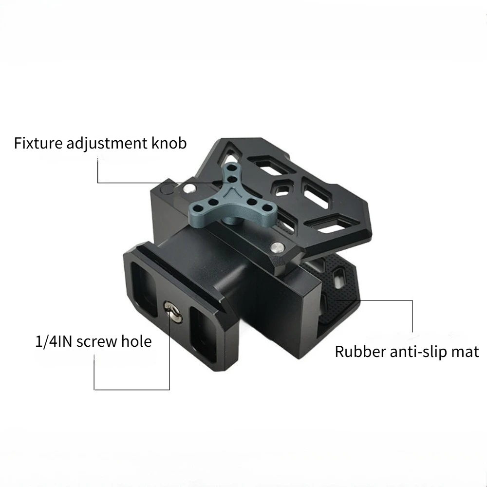 Nieuwe Tactiek Jacht Schieten Statief Stok Hoofd Klem Brede Bipod Klem Stand Display Wiegen Houder Geweren Klem Schieten Rest Zadels - imagen 3