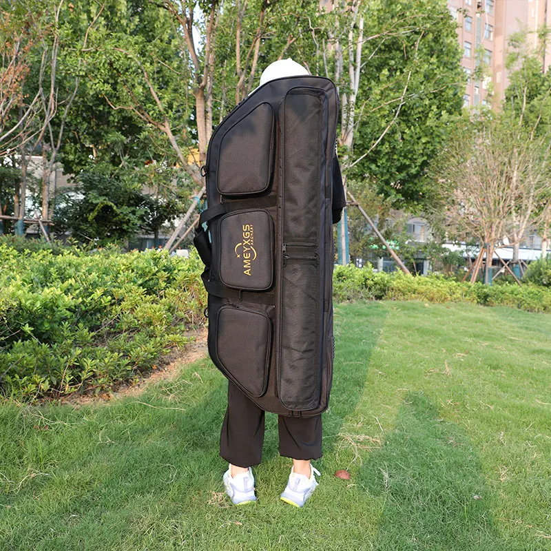 Bolsa de arco compuesto de tiro con arco, mochila con asa portátil para deportes al aire libre, entrenamiento de tiro, accesorios de caza, 1 unidad - imagen 5