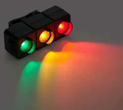 Accesorios para bicicletas DIY, semáforos, luces de señal, luces fuertes, luces traseras, accesorios para montar