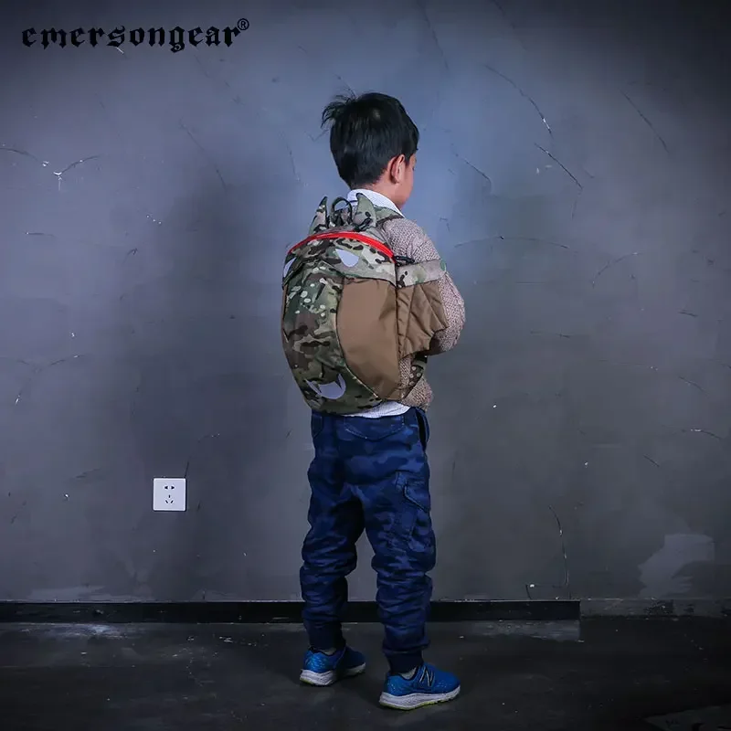 Mochila Emersongear para niños, bolso para niños estilo diablo, mochila de camuflaje, deportes al aire libre, Camping, senderismo, viajes, Camping, nailon diario - imagen 4