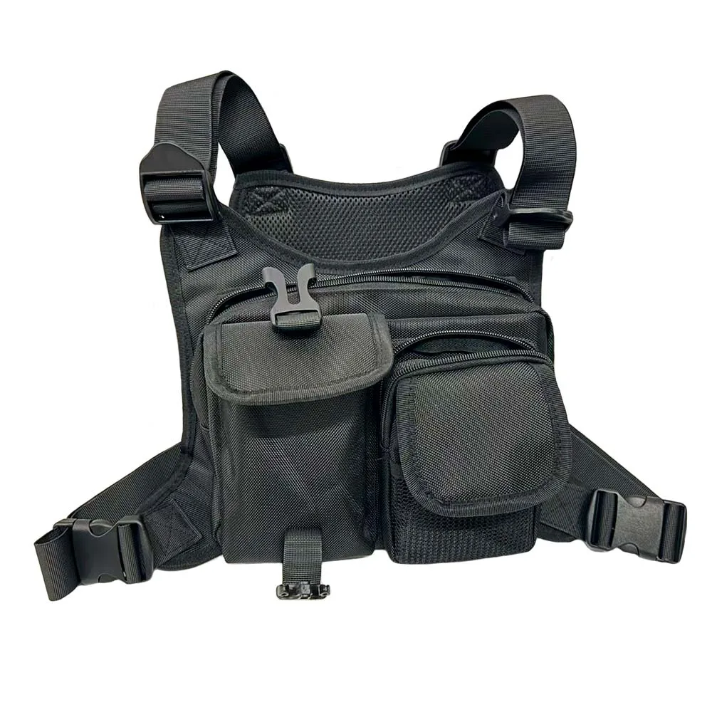 De Yi Ying Bolsa de pecho táctica para hombre, chaleco táctico para exteriores, chaleco de ciclismo para deportes al aire libre, mochila multifuncional - imagen 3