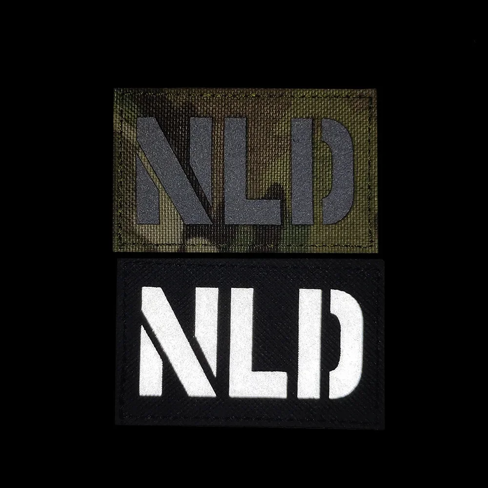 NLD la bandera de los Países Bajos Hook Loop IR parches, emblema nacional de Holanda, pegatina táctica holandesa - imagen 3