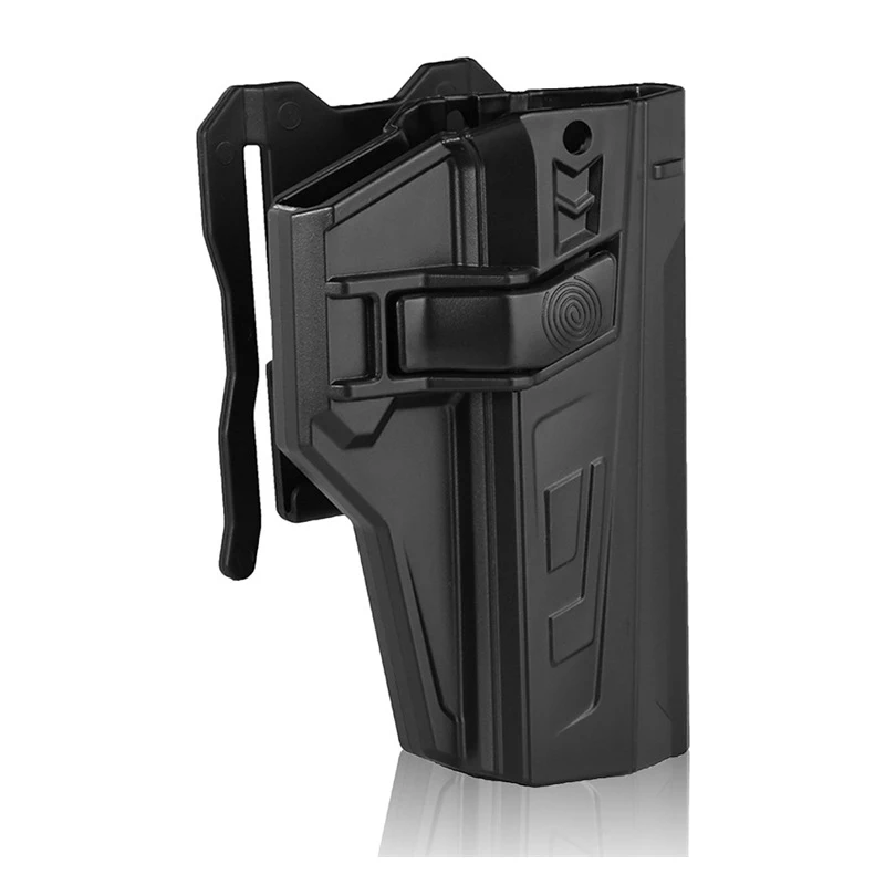 Funda táctica para pierna y muslo, funda para pistola CZ P07/P09 con Clip para cinturón MOLLE, soporte para pistola de bloqueo automático, funda para el pecho Molle - imagen 3