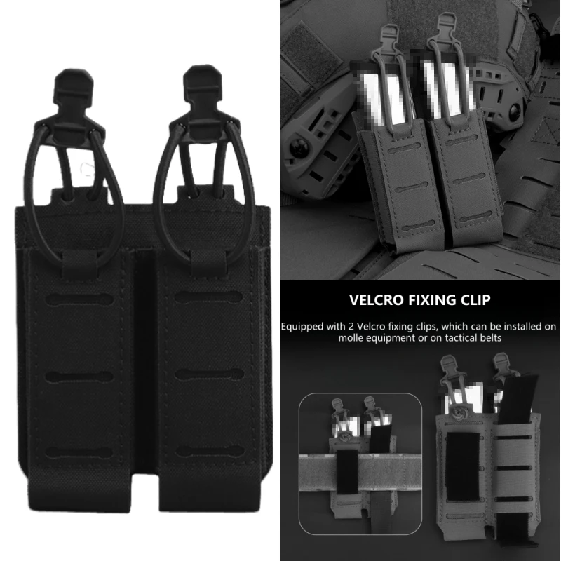 Bolsa EDC de acceso rápido 2.0 |   Organizador doble delgado |   para herramientas al aire libre y pequeños elementos esenciales