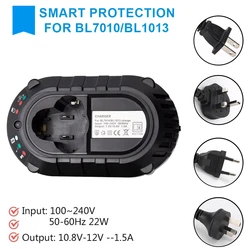 Cargador batería Makita BL1013 BL1014 para taladro eléctrico