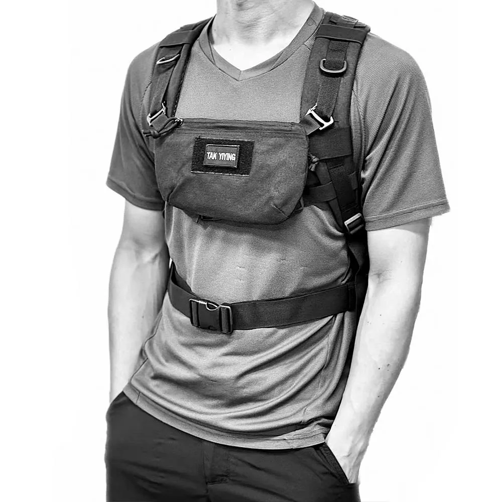 Mochila táctica, bolso con correa para el pecho, bolso de un solo hombro para deportes de senderismo al aire libre, riñonera, bolso antirrobo, bolso para teléfono móvil - imagen 2