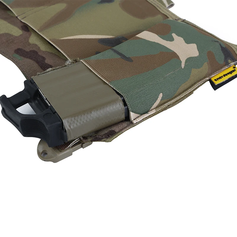 Emersongear Triple M4 cargador bolsa Panel para 419/420 chaleco táctico Mag bolsa caza Airsoft senderismo al aire libre Nylon EM6407 11,11 - imagen 5
