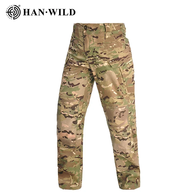 Pantalones de camuflaje tácticos para hombre, pantalones Cargo Ripstop para exteriores, ropa de trabajo, pantalones de senderismo, pantalones casuales para hombre, ropa para escalar, Tops