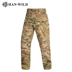 Pantalones tácticos de camuflaje Ripstop para exteriores y senderismo