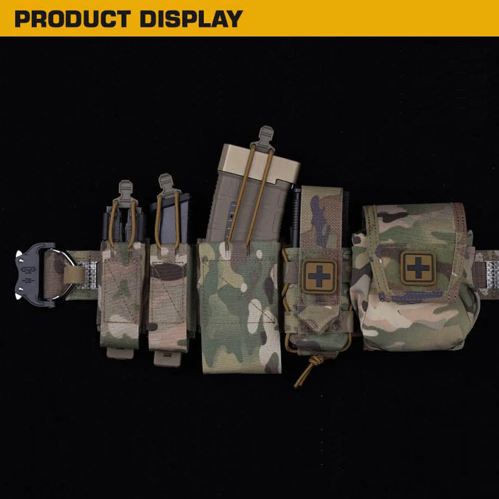 Bolsa para revistas Airsoft 5,56/7,62, Rifle de caza, bolsa magnética elástica Universal AR15 Molle, bolsa táctica ligera para revistas individuales - imagen 5