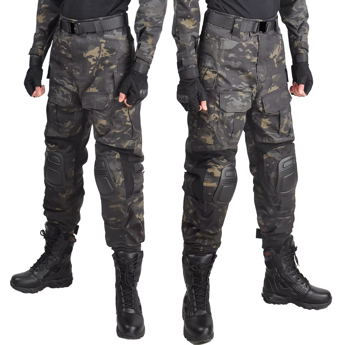 HAN WILD G3 pantalones de combate + almohadillas pantalones tácticos Airsoft pantalones tácticos US CP Camo pantalones tácticos - imagen 4