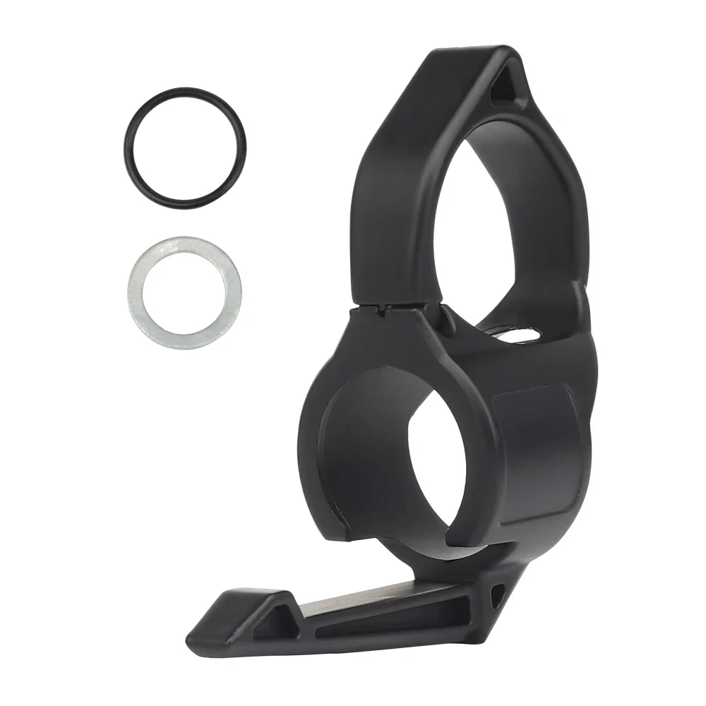 Anillo para linterna, agarre antideslizante, anillo para dedo, adaptador para linterna, soporte Compatible con Clip de bolsillo, anillo para dedo táctico multifunción - imagen 4