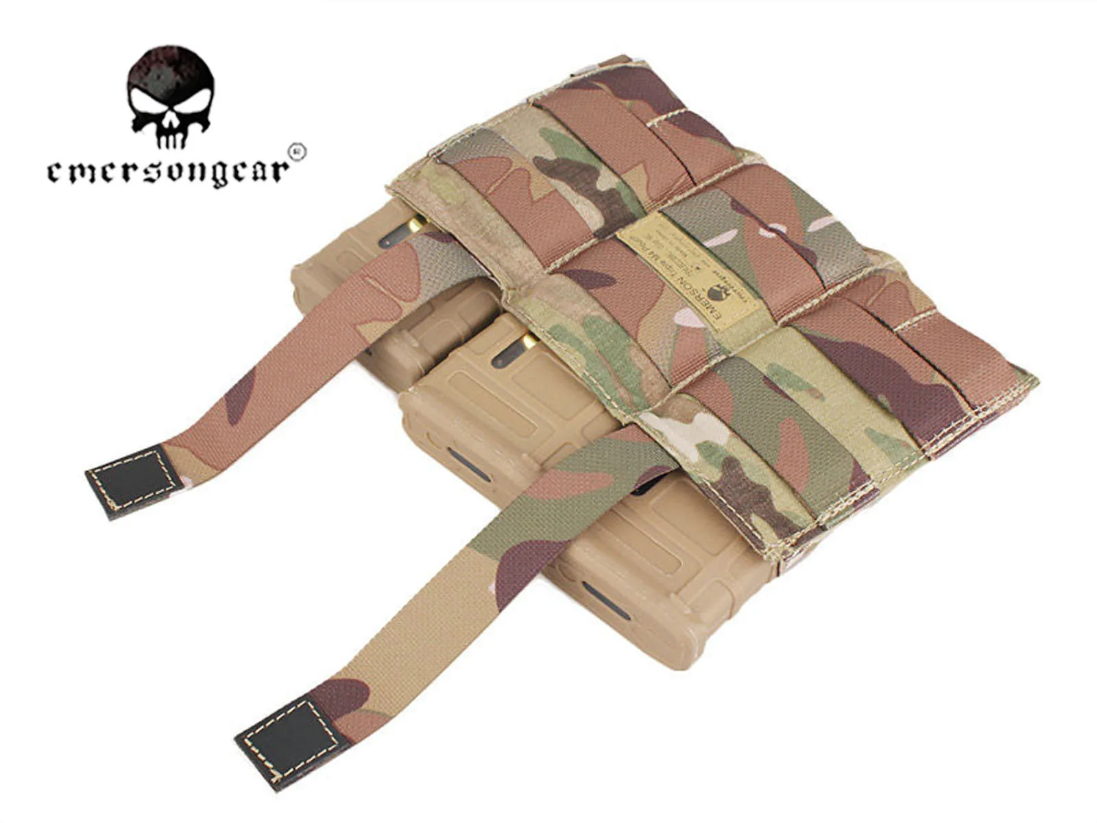 Emersongear-Triple M4 FAST Magazine, Molle, Airsoft Multicam, EM2388C - imagen 3
