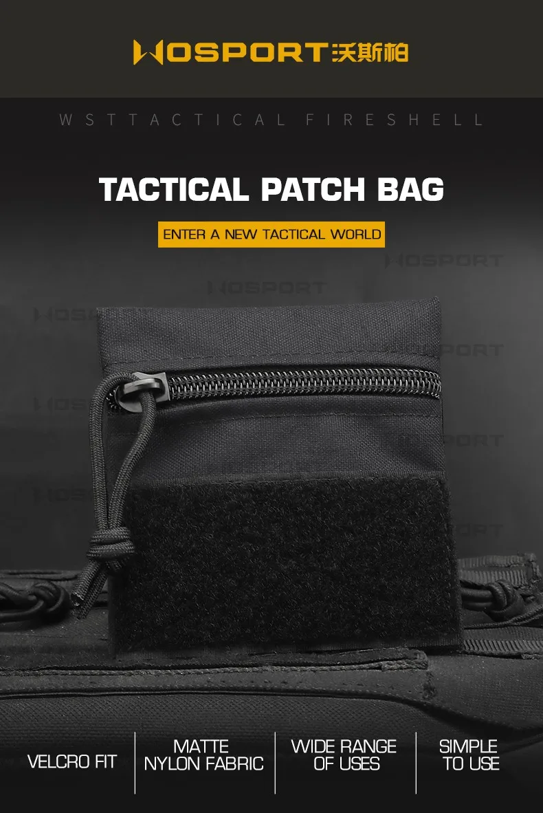 Bolsa Táctica Micro Candy - Detalle del sistema de gancho y bucle