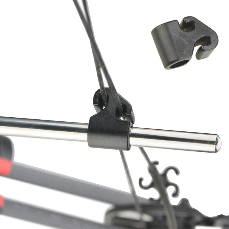Separador compuesto de cuerda de arco de carbono, parada de cuerda, varilla de vibración, deslizamiento de Cable para disparar, entretenimiento, accesorios de caza - imagen 4