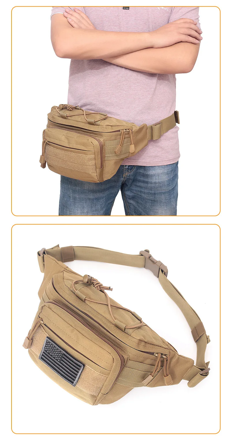 Riñonera Táctica REDHUNT - Detalle de cierre