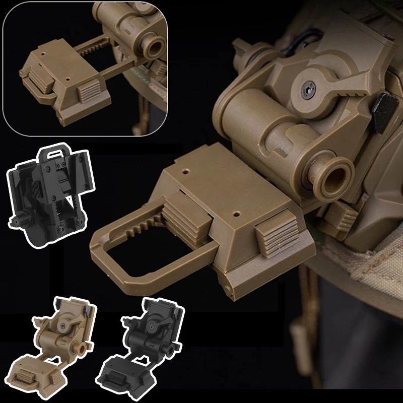 Soporte táctico para casco rápido para PVS15 PVS18 PGPNVG18, gafas de visión nocturna, casco de caza CS plegable, soporte L4G24 NVG