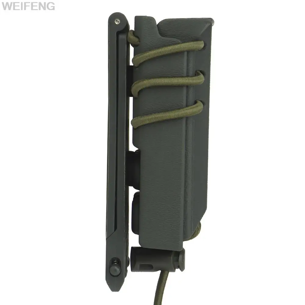 Bolsa táctica Molle M4 de 5,56mm y 7,62mm para revistas, funda magnética militar de tracción rápida, soporte para caza Airsoft - imagen 3