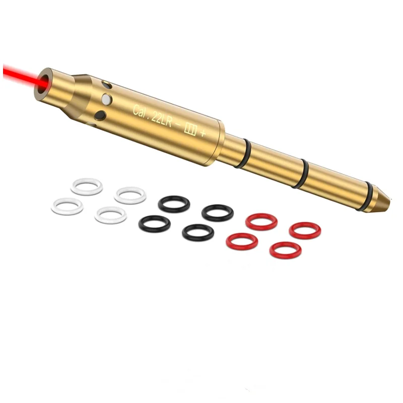 Mira láser táctica.177/22LR/.223Rem/9mm/.38spl Cal Vista de orificio láser sin batería - imagen 5