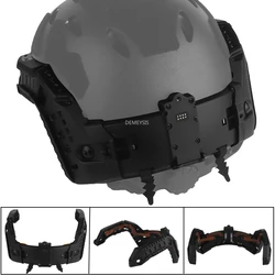 Casco táctico CS Airsoft de corte súper alto con riel lateral